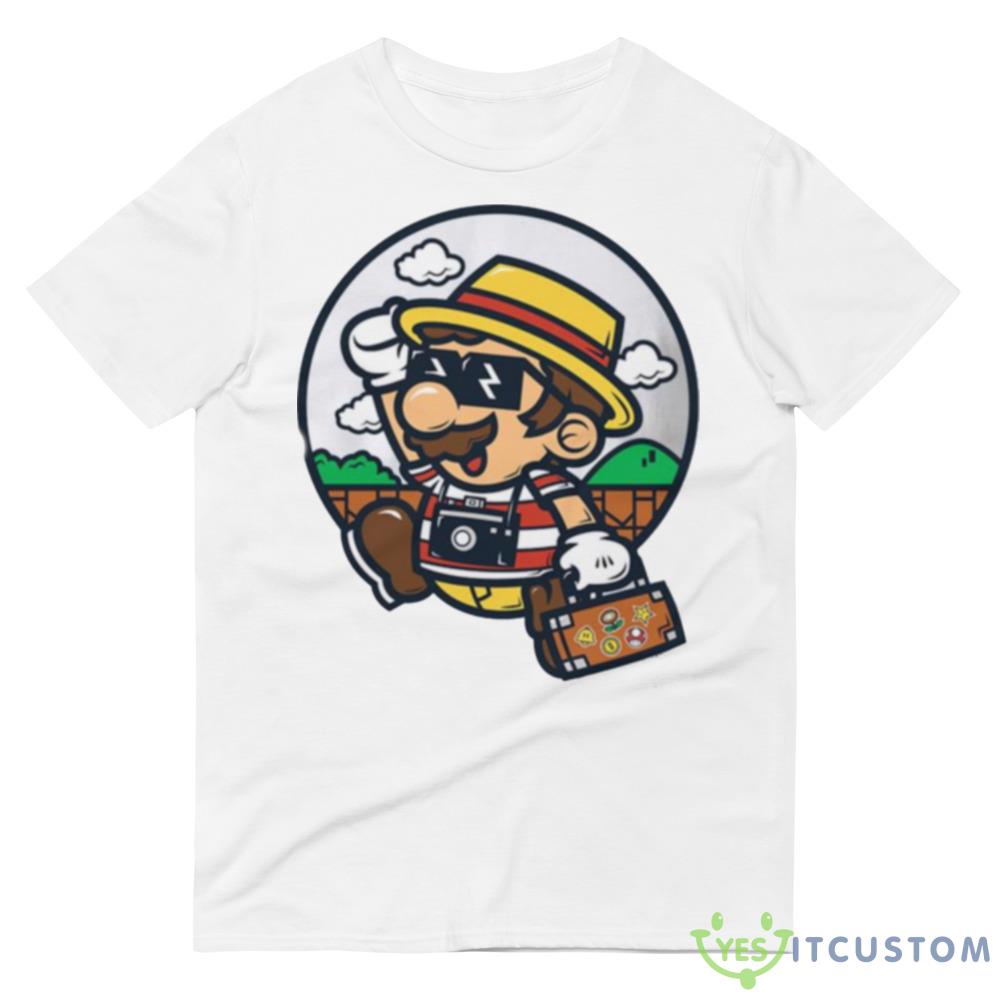 Mario Travel Jump Design Shirt 4 Mario Travel Jump Design Shirt - 980 Lightweight Fashion Short Sleeve T-Shirt