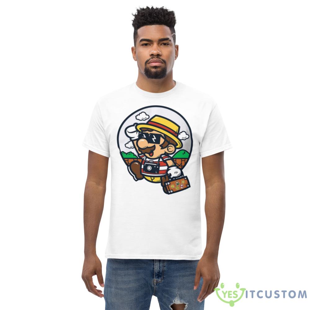 Mario Travel Jump Design Shirt 5 Mario Travel Jump Design Shirt - Men’s Classic Tee Gildan 5000