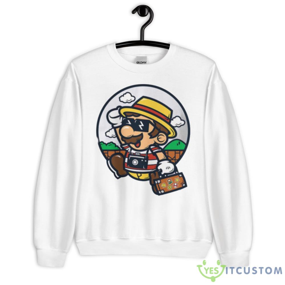 Mario Travel Jump Design Shirt 10 Mario Travel Jump Design Shirt - 18000 Unisex Heavy Blend Crewneck Sweatshirt