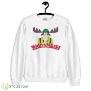 Marty Moose The Mascot Walley World Logo Shirt - Unisex Heavy Blend Crewneck Sweatshirt