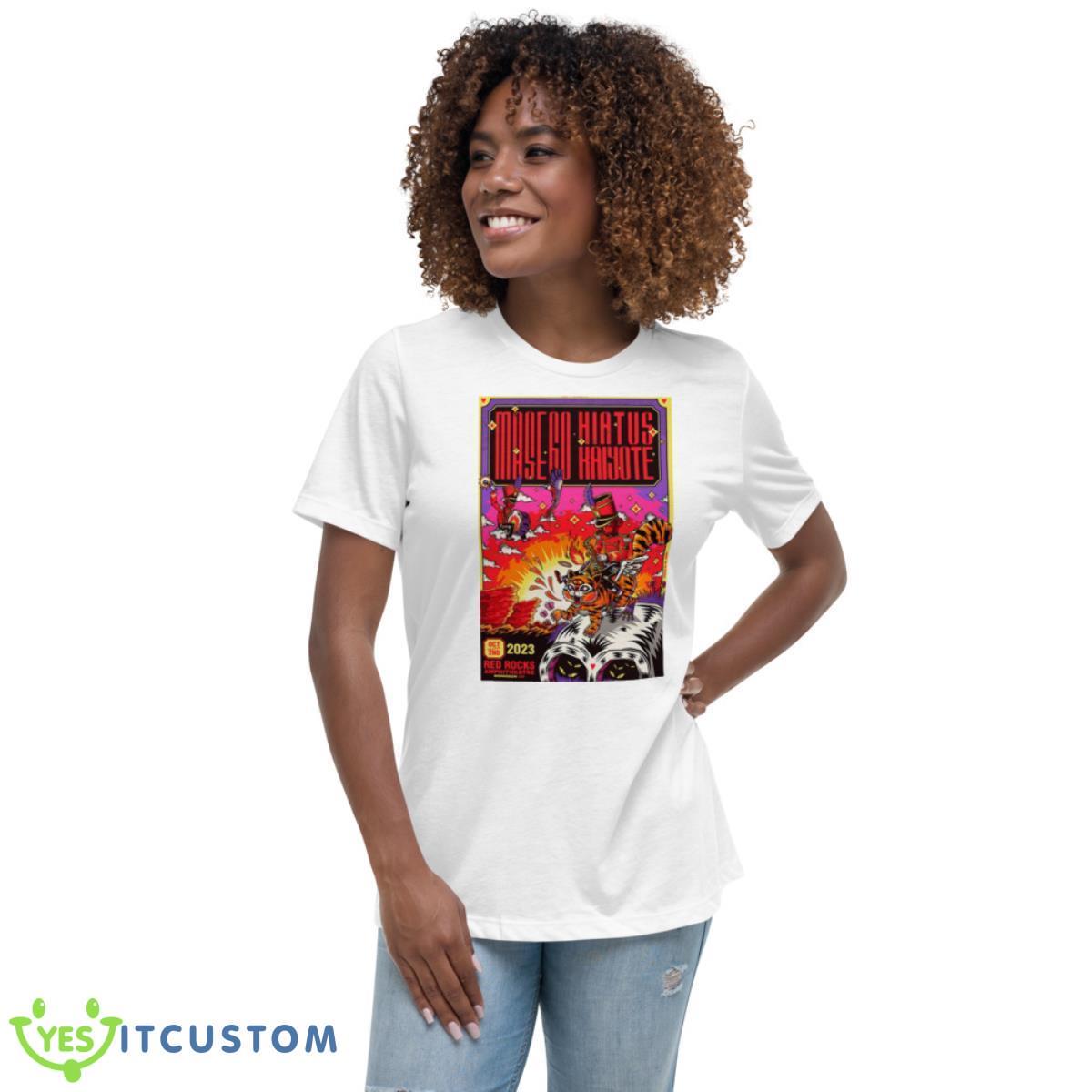 Masego 2023 Poster Shirt 5 Masego 2023 Poster Shirt - Women's Relaxed Short Sleeve Jersey Tee