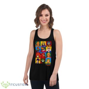 Masters Of The Universe Character Heads Shirt 10 Masters Of The Universe Character Heads Shirt - Women's Flowy Racerback Tank