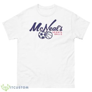 Mcneal’s Sports Balls T Shirt - 500 Men’s Classic Tee Gildan