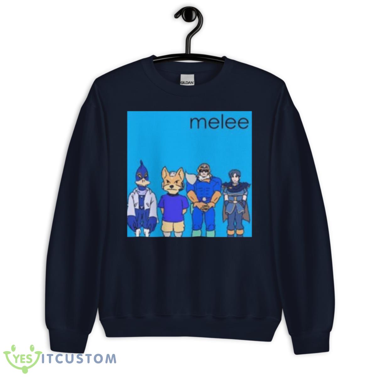 Melee Blue Album Shirt 2 Melee Blue Album Shirt - Unisex Crewneck Sweatshirt-1