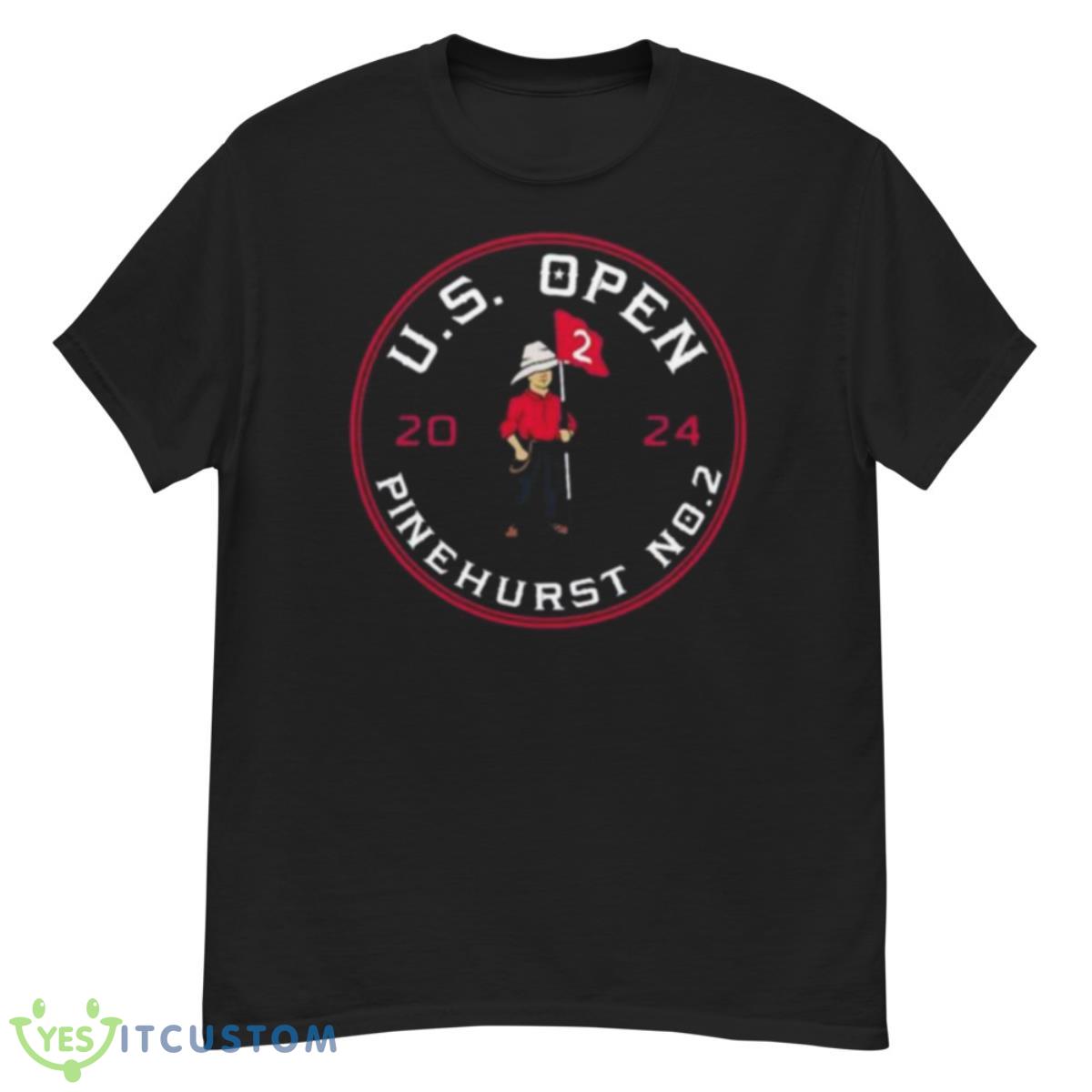 Men’s 2024 U.S. Open Ahead Navy American Flag Chapman Shirt 12 Men’s 2024 U.S. Open Ahead Navy American Flag Chapman Shirt - G500 Men’s Classic T-Shirt