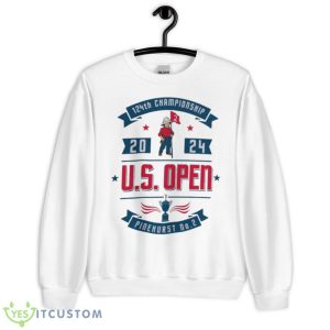 Men’s 2024 US Open Ahead White Crest Pembroke T Shirt - Unisex Heavy Blend Crewneck Sweatshirt