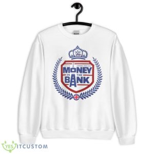 Men’s White Money In The Bank 2023 Crest Shirt - Unisex Heavy Blend Crewneck Sweatshirt