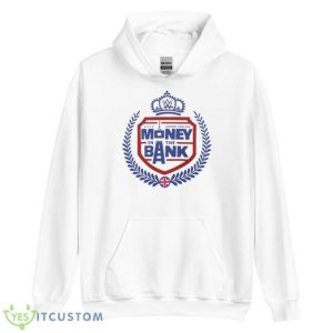 Men’s White Money In The Bank 2023 Crest Shirt - Unisex Heavy Blend Hooded Sweatshirt