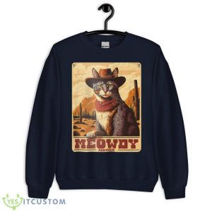 Meowdy Partner Cowboy Hat Shirt - Unisex Crewneck Sweatshirt-1