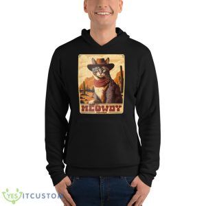 Meowdy Partner Cowboy Hat Shirt - Unisex Fleece Pullover Hoodie