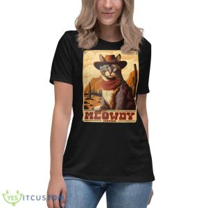 Meowdy Partner Cowboy Hat Shirt - Women's Relaxed Short Sleeve Jersey Tee