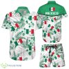 Mexico National Soccer Team World Cup 3D Hawaiian Shirt And Short Product Photo 1