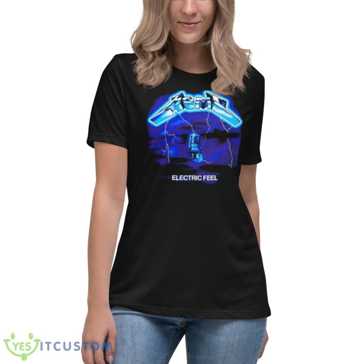 Mgmt Electric Feel Shirt 6 Mgmt Electric Feel Shirt - Women's Relaxed Short Sleeve Jersey Tee