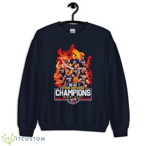 Miami Heat Fire 22 23 Eastern Conference Champions Shirt 7 Miami Heat Fire 22 23 Eastern Conference Champions Shirt - Unisex Crewneck Sweatshirt-1