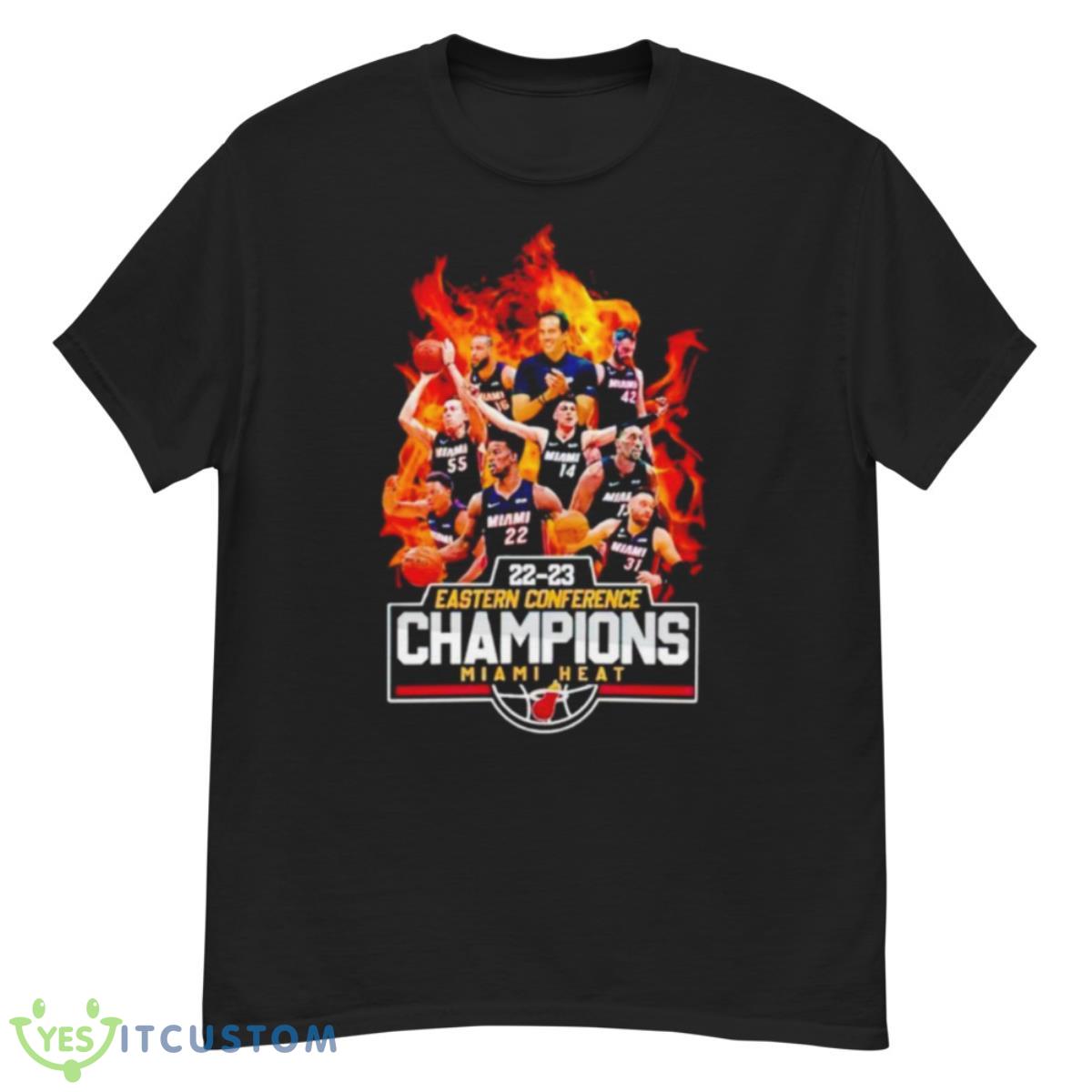 Miami Heat Fire 22 23 Eastern Conference Champions Shirt 12 Miami Heat Fire 22 23 Eastern Conference Champions Shirt - G500 Men’s Classic T-Shirt