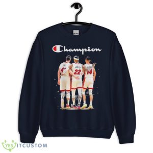 Miami Heat Love Butler And Herro Champions 2023 Signatures Shirt 7 Miami Heat Love Butler And Herro Champions 2023 Signatures Shirt - Unisex Crewneck Sweatshirt-1