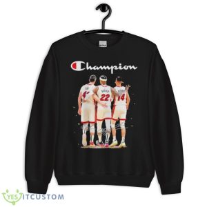 Miami Heat Love Butler And Herro Champions 2023 Signatures Shirt 8 Miami Heat Love Butler And Herro Champions 2023 Signatures Shirt - Unisex Crewneck Sweatshirt