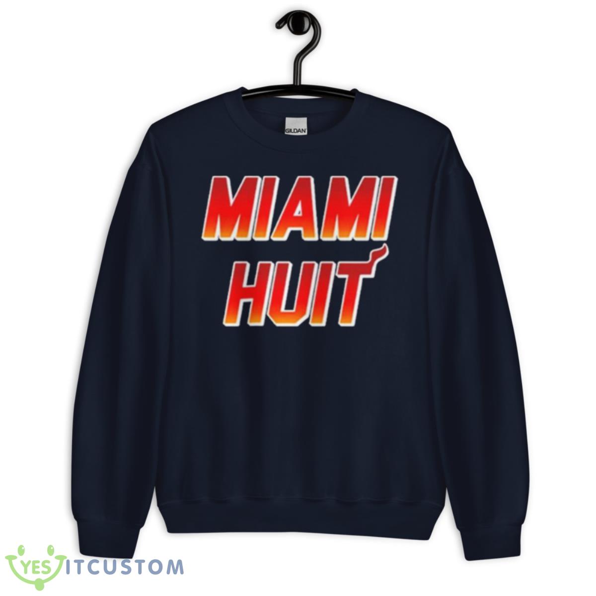 Miami Huit Shirt 2 Miami Huit Shirt - Unisex Crewneck Sweatshirt-1