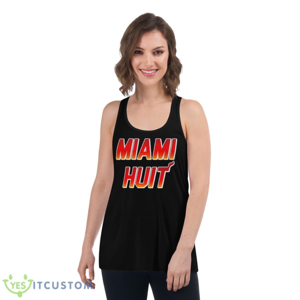 Miami Huit Shirt 5 Miami Huit Shirt - Women's Flowy Racerback Tank