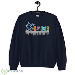 Miami Sport Teams Marlins Heat Dolphins Football 2023 Shirt 7 Miami Sport Teams Marlins Heat Dolphins Football 2023 Shirt - Unisex Crewneck Sweatshirt-1