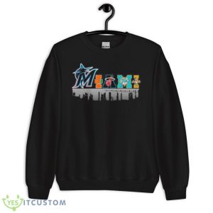 Miami Sport Teams Marlins Heat Dolphins Football 2023 Shirt 8 Miami Sport Teams Marlins Heat Dolphins Football 2023 Shirt - Unisex Crewneck Sweatshirt