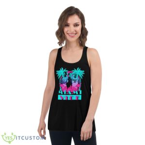 Miami Vice Erik Spoelstra Jimmy Butler Udonis Haslem Shirt - Women's Flowy Racerback Tank