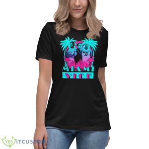 Miami Vice Erik Spoelstra Jimmy Butler Udonis Haslem Shirt - Women's Relaxed Short Sleeve Jersey Tee