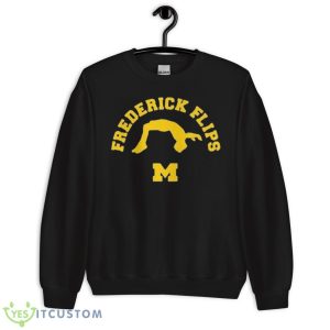 Michigan Gymnastics Frederick Flips Shirt - Unisex Crewneck Sweatshirt