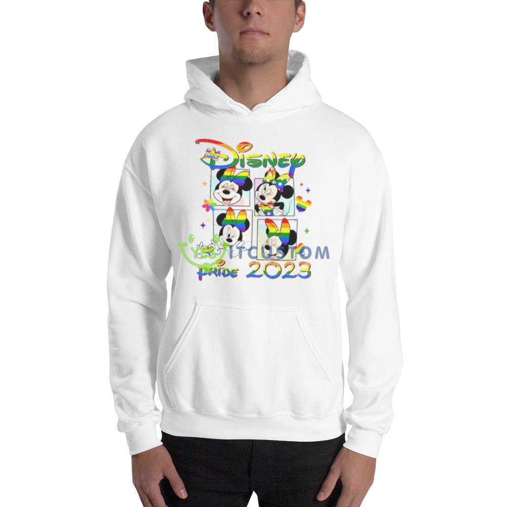 Mickey Minnie Mouse Pride Lgbt Graphics Shirt 11 Mickey Minnie Mouse Pride Lgbt Graphics Shirt - 18500 Unisex Heavy Blend Hooded Sweatshirt