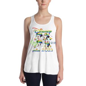 Mickey Minnie Mouse Pride Lgbt Graphics Shirt 7 Mickey Minnie Mouse Pride Lgbt Graphics Shirt - 8800 Women's Flowy Racerback Tank