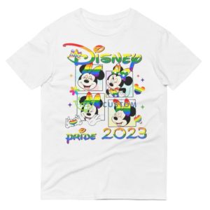 Mickey Minnie Mouse Pride Lgbt Graphics Shirt - 980 Lightweight Fashion Short Sleeve T-Shirt