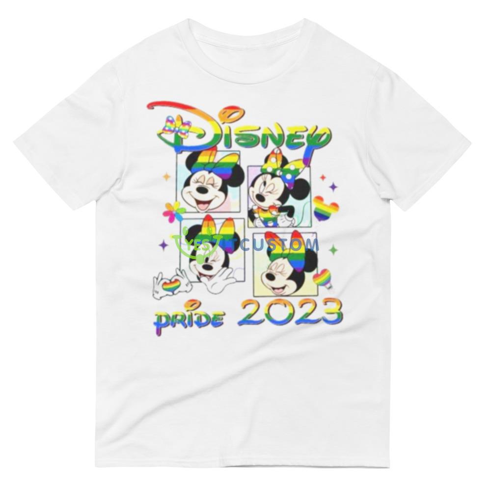 Mickey Minnie Mouse Pride Lgbt Graphics Shirt 4 Mickey Minnie Mouse Pride Lgbt Graphics Shirt - 980 Lightweight Fashion Short Sleeve T-Shirt