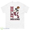 Mickey Mouse Miami Heat NBA Outerstuff Shirt - 500 Men’s Classic Tee Gildan