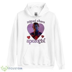 Miguel O’hara Apologist Shirt 7 Miguel O’hara Apologist Shirt - Unisex Heavy Blend Hooded Sweatshirt