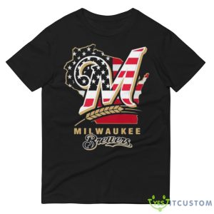 Milwaukee Brewers American Flag 2023 shirt 8 Milwaukee Brewers American Flag 2023 shirt - 980 Lightweight Fashion Short Sleeve T-Shirt