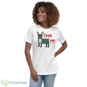 Milwaukee Bucks Spooky Buck Fear Me Shirt - Women's Relaxed Short Sleeve Jersey Tee