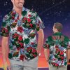 Minnesota Wild Personalized Name Tropical Floral Men Women Hawaiian Shirt And Shorts For NHL Hockey Fans Product Photo 1