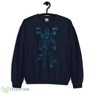 Mk Iii Ironman Blueprint Shirt 7 Mk Iii Ironman Blueprint Shirt - Unisex Crewneck Sweatshirt-1