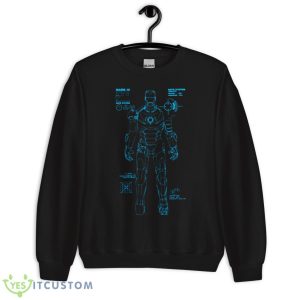 Mk Iii Ironman Blueprint Shirt 8 Mk Iii Ironman Blueprint Shirt - Unisex Crewneck Sweatshirt