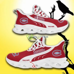 Montreal Canadiens NHL Custom Name Max Soul Shoes - Montreal Canadiens_4
