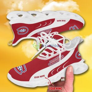 Montreal Canadiens NHL Custom Name Max Soul Shoes - Montreal Canadiens_5