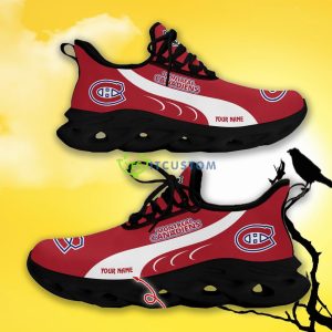 Montreal Canadiens NHL Custom Name Max Soul Shoes - Montreal Canadiens_7