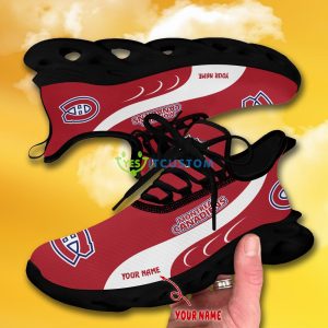 Montreal Canadiens NHL Custom Name Max Soul Shoes - Montreal Canadiens_8