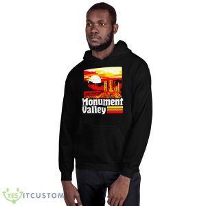 Monument valley Black T Shirt Mockup 6 Monument valley Black T Shirt Mockup - 18500 Unisex Heavy Blend Hooded Sweatshirt