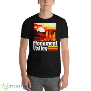 Monument valley Black T Shirt Mockup 8 Monument valley Black T Shirt Mockup - 980 Lightweight Fashion Short Sleeve T-Shirt