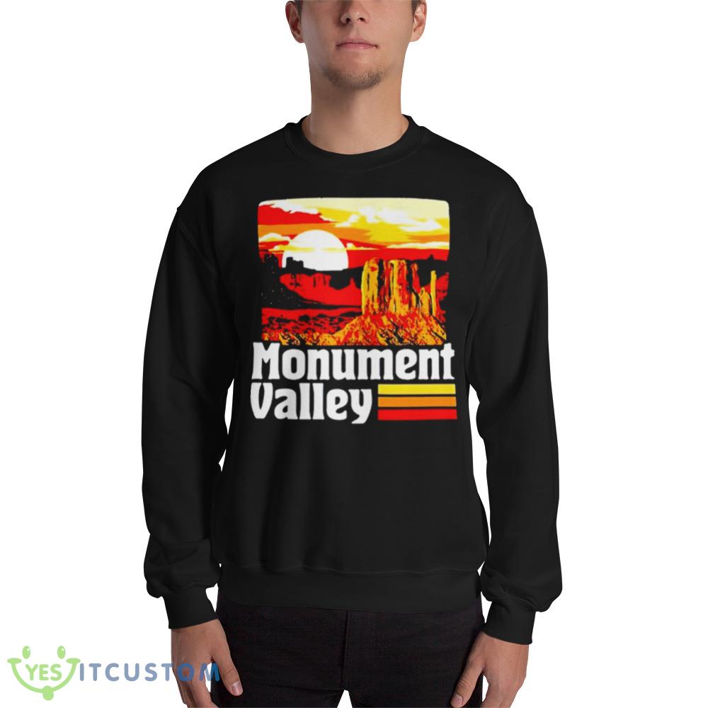 Monument valley Black T Shirt Mockup 10 Monument valley Black T Shirt Mockup - 18000 Unisex Heavy Blend Crewneck Sweatshirt