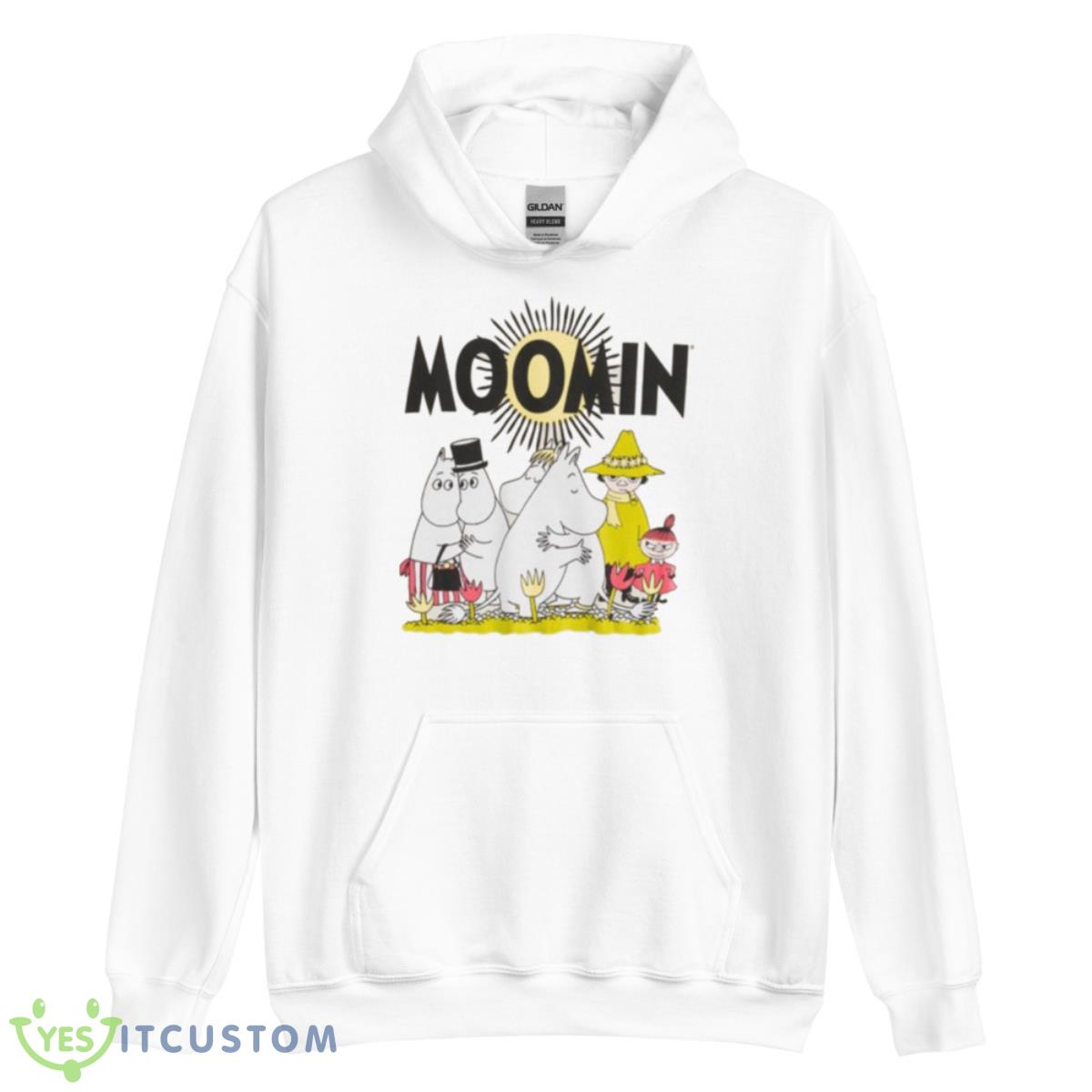 Moomin Sunshine Natural Shirt 11 Moomin Sunshine Natural Shirt - Unisex Heavy Blend Hooded Sweatshirt