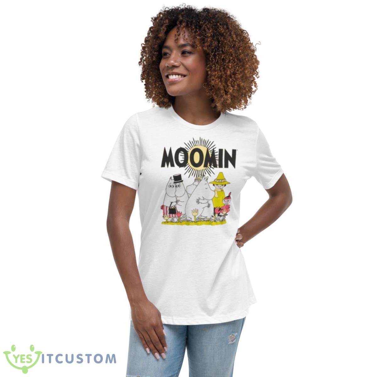 Moomin Sunshine Natural Shirt 5 Moomin Sunshine Natural Shirt - Women's Relaxed Short Sleeve Jersey Tee