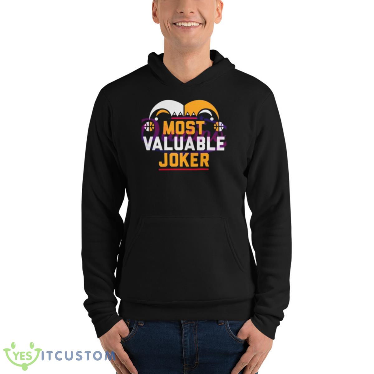 Most Valuable Joker Nikola Jokic Denver Shirt 4 Most Valuable Joker Nikola Jokic Denver Shirt - Unisex Fleece Pullover Hoodie