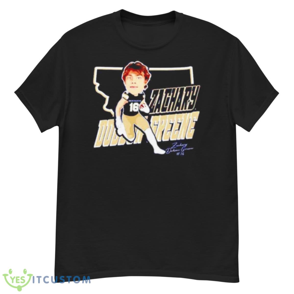 MSU Wide Receiver Zachary Dobson Greene Map Cartoon Shirt 12 MSU Wide Receiver Zachary Dobson Greene Map Cartoon Shirt - G500 Men’s Classic T-Shirt